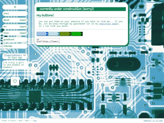 links screenshot