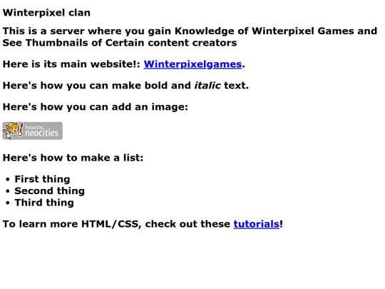 index screenshot