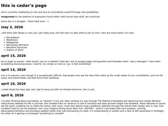 index screenshot