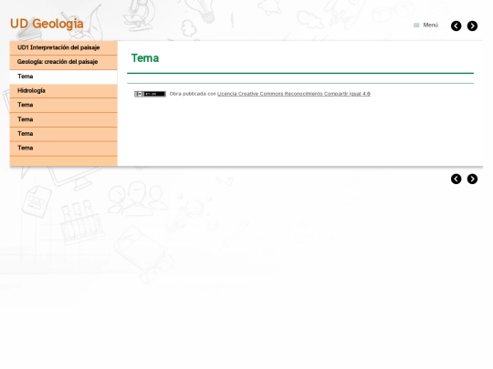 GEOLOGIA/tema screenshot