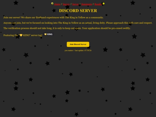 server screenshot