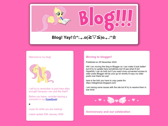 blog screenshot