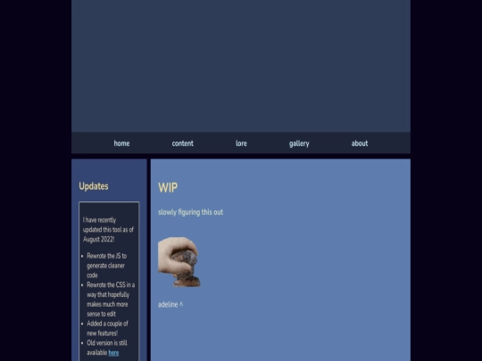 index screenshot