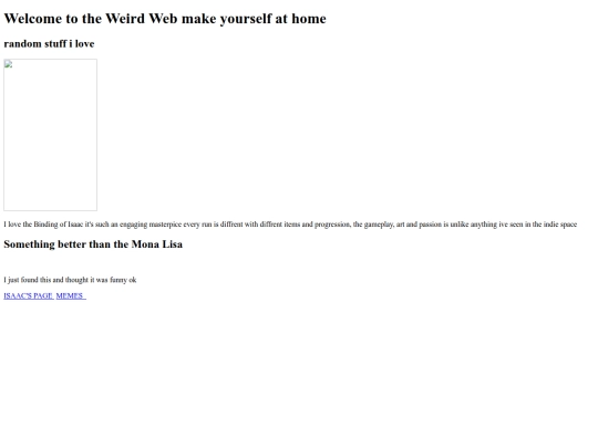 weirdweb screenshot