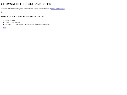 index screenshot