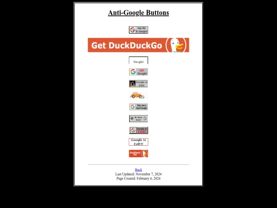GoogleIsEvil/antigooglebuttons screenshot