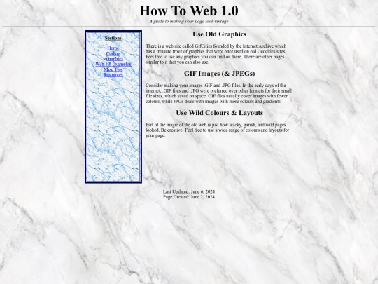 OldWebTutorial/OldWeb3 screenshot