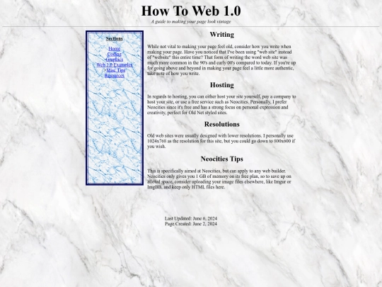 OldWebTutorial/OldWeb5 screenshot