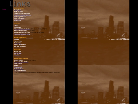 links/links screenshot