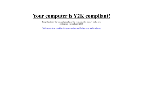 y2kcompliant screenshot