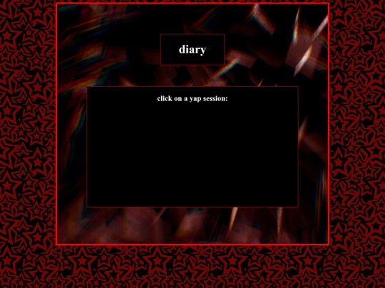 diary screenshot
