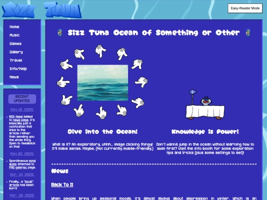 Sizz Tuna’s Ocean of Something or Other