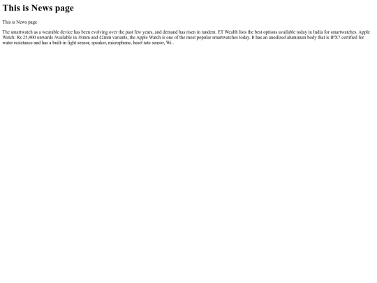 news screenshot