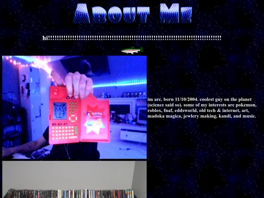 aboutme screenshot