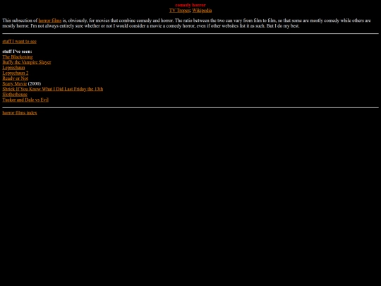 feature/horror/comedy/films screenshot