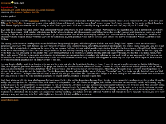 feature/horror/comedy/leprechaun2 screenshot
