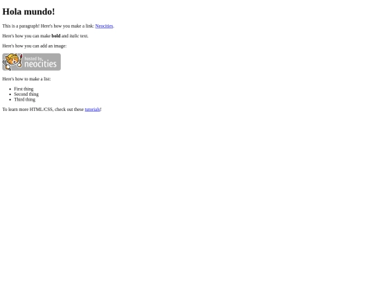 index screenshot
