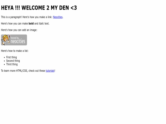 index screenshot