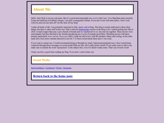 aboutme/aboutme screenshot