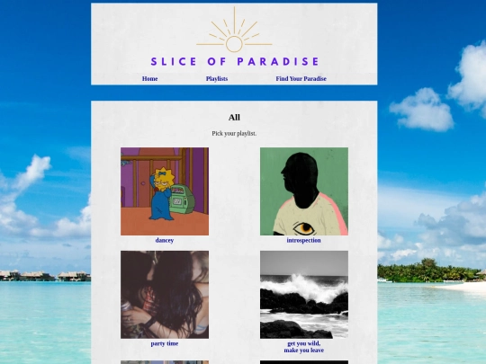 playlists/all screenshot