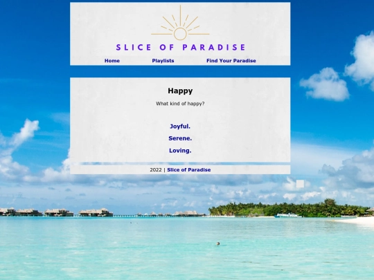 playlists/happy screenshot