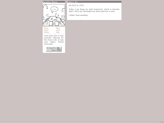 blog screenshot
