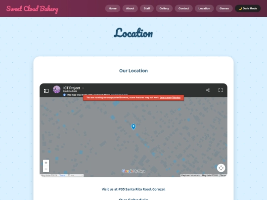 location(1) screenshot