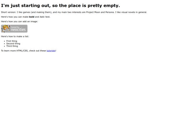 index screenshot