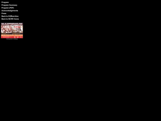 DORarchive/DOR2006/navframe screenshot