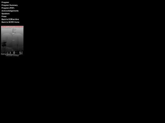 DORarchive/DOR2008/navframe screenshot
