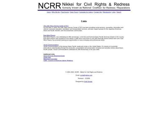 links screenshot