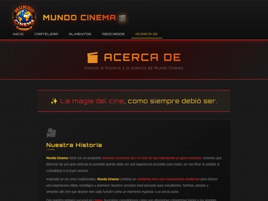 MUNDO CINEMA/acerca-de screenshot