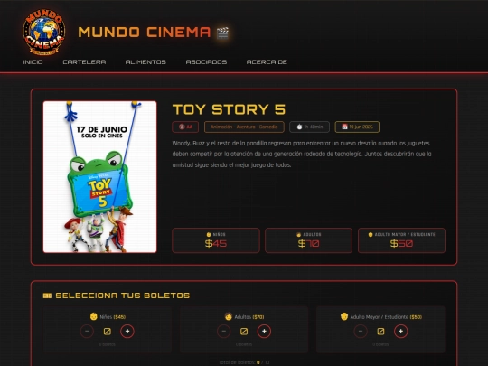 MUNDO CINEMA/pelicula screenshot