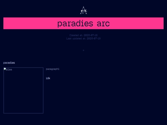 pages/paradiesarc screenshot