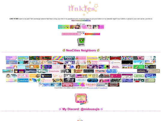links screenshot