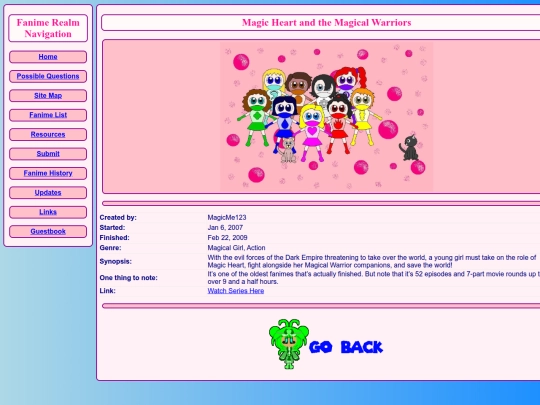 fanime/Magic_Heart_and_the_Magical_Warriors screenshot