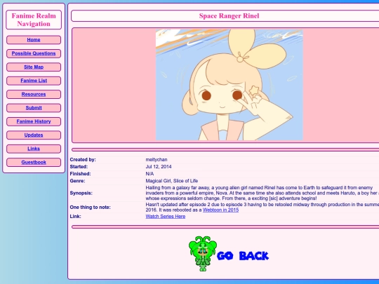 fanime/Space_Ranger_Rinel screenshot