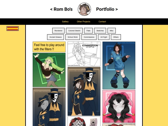 en/portfolio screenshot