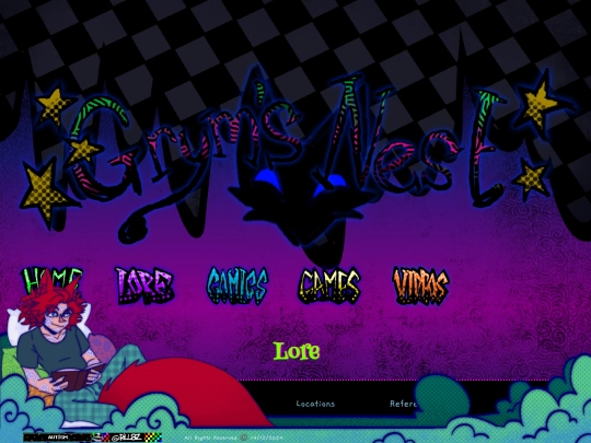 lorepage screenshot