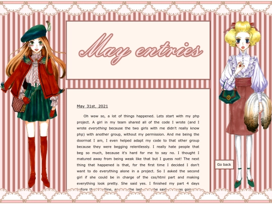 diary-may-2021 screenshot