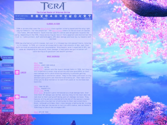 shrines/tera/classes screenshot