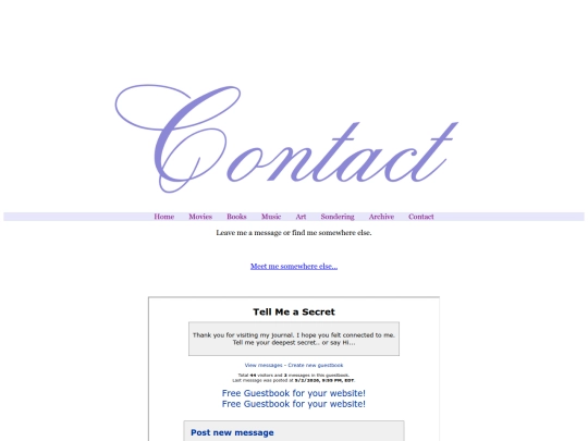 contact screenshot