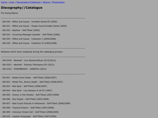 discog screenshot