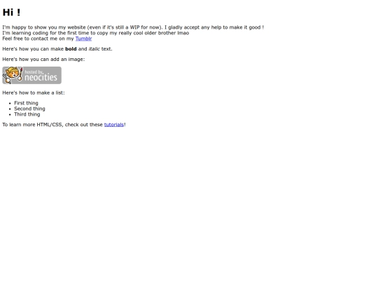 index screenshot