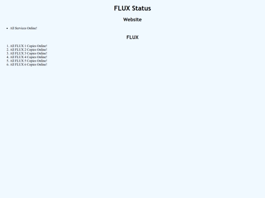 status screenshot
