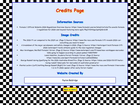 Credits screenshot