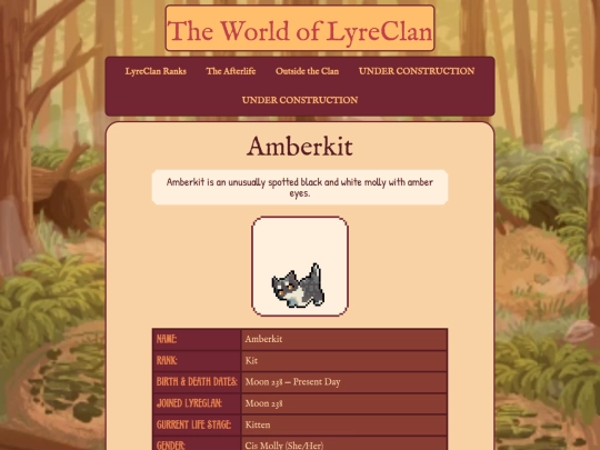 lyrecats/amber screenshot