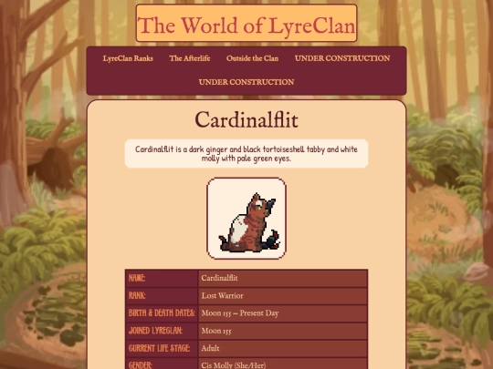 lyrecats/cardinal screenshot