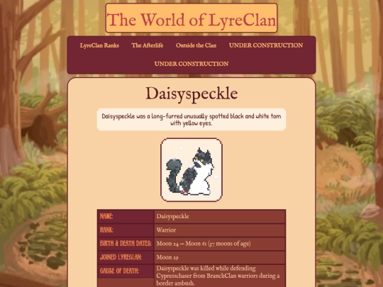 lyrecats/daisy screenshot