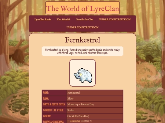 lyrecats/fern screenshot